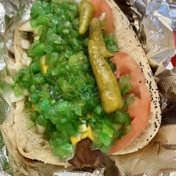 The Flying Pierogi Delicatessen - Chicago Dog - Sandwiches Near Me - Carrboro, North Carolina The Flying Pierogi Delicatessen - Chicago Dog - Sandwiches Near Me - Carrboro, North Carolina
