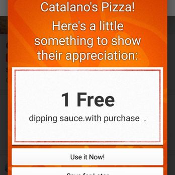 Catalano's Pizza - Current check in special. - Pizza Near Me - Long Beach, California Catalano's Pizza - Current check in special. - Pizza Near Me - Long Beach, California