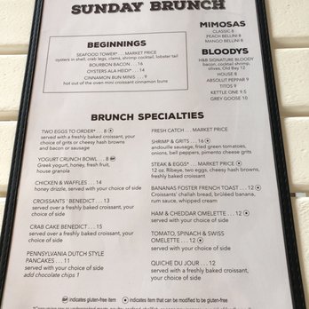Hook & Barrel - Brunch Menu - Seafood Near Me - Myrtle Beach, South Carolina