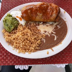 Las Guitarras Restaurant - Chimichanga. Kind of small.