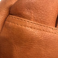 Coronado Shoe Service - The original stitching of the bag...