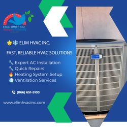 Elim HVAC - Downey - Elim HVAC Inc. - Fast, Reliable HVAC Solutions
Your comfort is our priority!