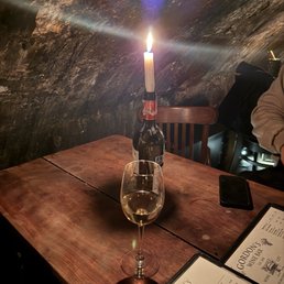 Sitting in the cave