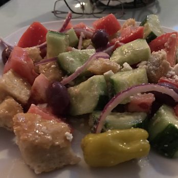 Windham Restaurant - Fabulous village salad with focaccia croutons, 12/9/16 - American Near Me - Windham, New Hampshire Windham Restaurant - Fabulous village salad with focaccia croutons, 12/9/16 - American Near Me - Windham, New Hampshire