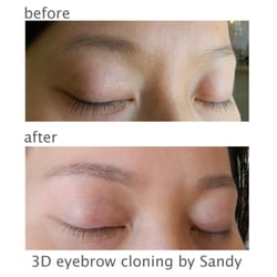 Natural Healed Eyebrow Embroidery