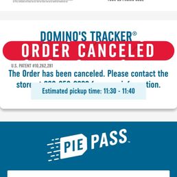 Canceled order at 11:39pm Canceled order at 11:39pm