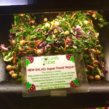 Nature's Table Bistro - Notice their new vegan "super food" salad. - Salad Near Me - Atlanta, Georgia Nature's Table Bistro - Notice their new vegan "super food" salad. - Salad Near Me - Atlanta, Georgia