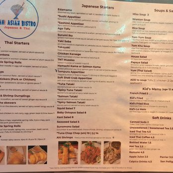 Ahi Asian Bistro - Menu - Sushi Bars Near Me - Tampa, Florida