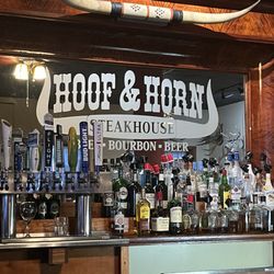 Hoof & Horn Steak House - Shot of the bar