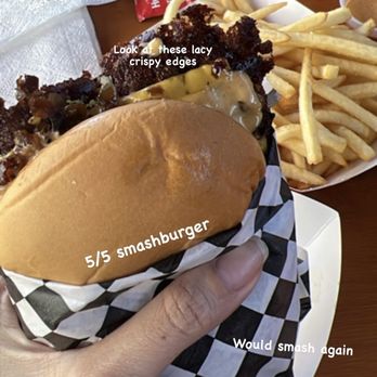SHMASH’D Burgers - Cheeseburger and fries - Pop-Up Restaurants Near Me - Belmont, California