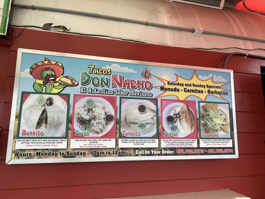 Menu photo 2 Tacos Don Nacho Pawtucket, RI Menu photo 2 Tacos Don Nacho Pawtucket, RI