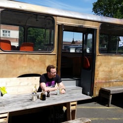 Café Pförtner - Hof auf der Rückseite des Cafe Pförtner
