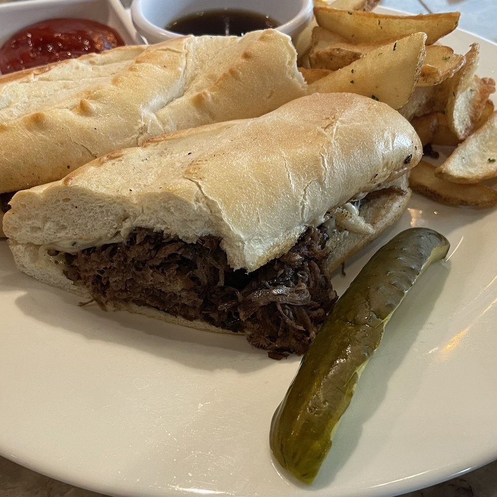 Uncork'd Bar & Grill - French Dip (chef's specialties). It's not always available. - Wine Bars Near Me - McKinney, Texas Uncork'd Bar & Grill - French Dip (chef's specialties). It's not always available. - Wine Bars Near Me - McKinney, Texas