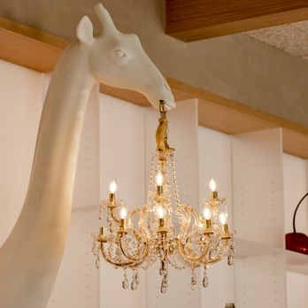 Supper Club - a giraffe statue and a chandelier - Bars Near Me - Norman, Oklahoma Supper Club - a giraffe statue and a chandelier - Bars Near Me - Norman, Oklahoma