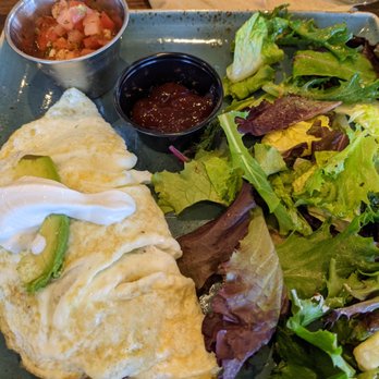 First Watch - Bacado omelette with dressed greens - Breakfast & Brunch Near Me - Chesterfield, Virginia First Watch - Bacado omelette with dressed greens - Breakfast & Brunch Near Me - Chesterfield, Virginia