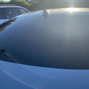 Superior Auto Styling - Tinted rear windshield AFTER (fixed) - Windshield Installation & Repair Near Me - Ontario, California