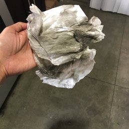 After wiping the water this came up. Even though my floors are concrete it's obvious the kitchen was completely ignored