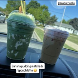 La Coquette - Banana pudding matcha and sponch latte were the best! Also love the  matcha w banana milk and Banana Bread latte.