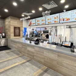 Busy Bee 3 - The new ordering counter at the Burger King in Are newlyremodeled, Busy Bee.