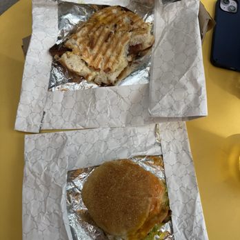 Sunny Girl - Top - bgc (breakfast grilled cheese) Bottom - sunny girl - Breakfast & Brunch Near Me - Boston, Massachusetts