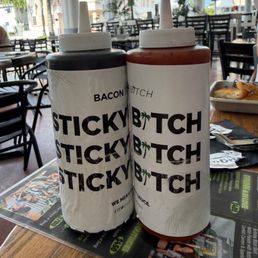 Sticky is syrup Sticky is syrup