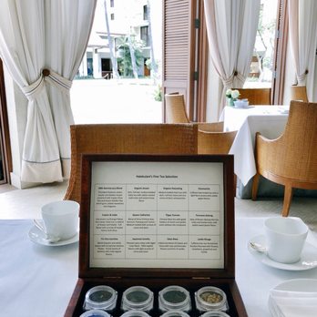 Halekulani Afternoon Tea - Tea selection - Tea Rooms Near Me - Honolulu, Hawaii