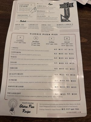 Menu photo 1 Good Pie Las Vegas, NV Menu photo 1 Good Pie Las Vegas, NV