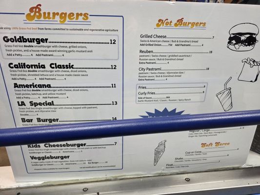 Menu photo 8 Goldburger Los Angeles, CA