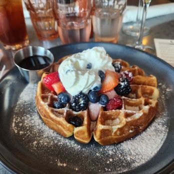Leeland House - Berry's an cream waffle (mine) - Restaurants Near Me - Galveston, Texas Leeland House - Berry's an cream waffle (mine) - Restaurants Near Me - Galveston, Texas