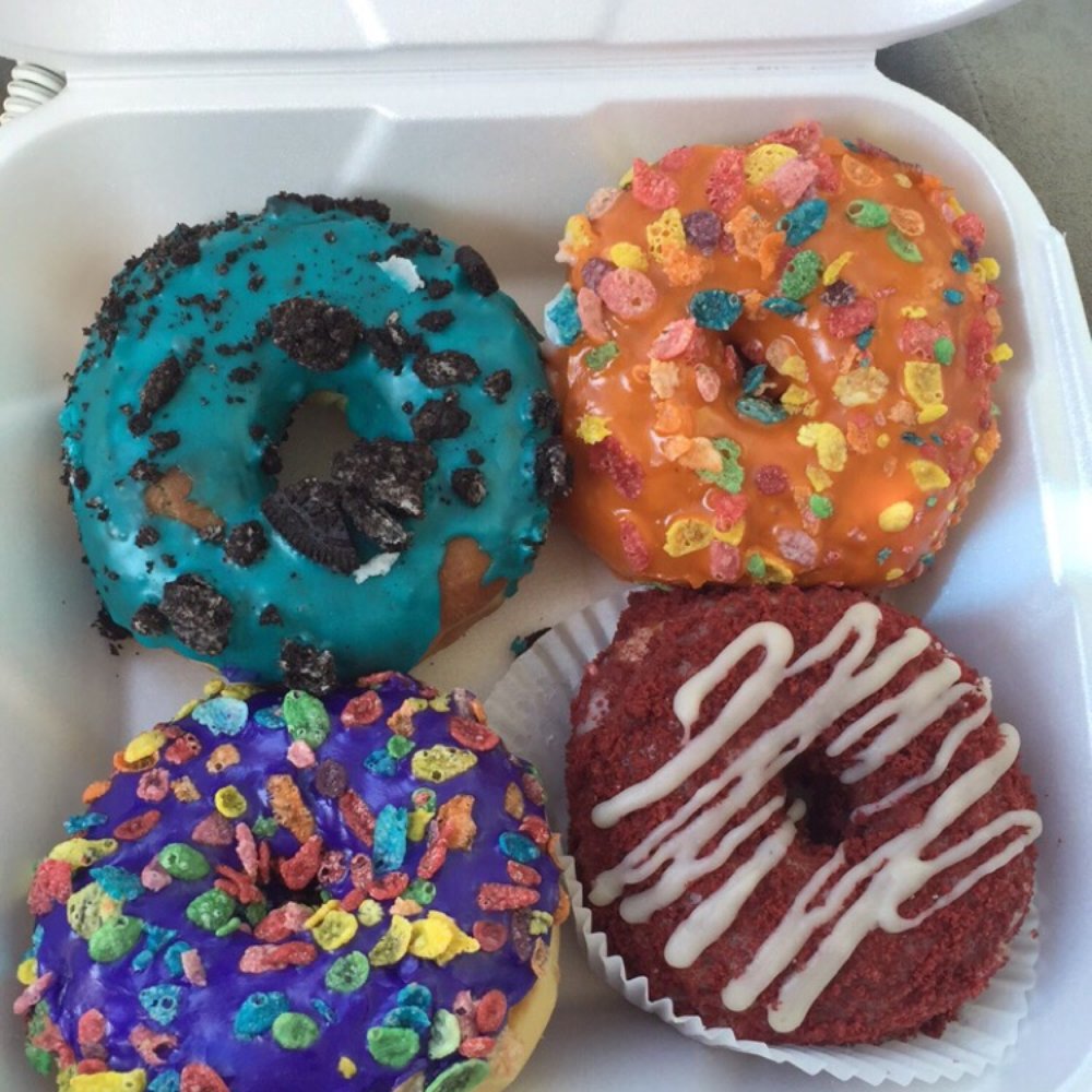 Bakers Donuts - Not pictured are the blue velvet and espresso donuts. All so incredibly delicious! - Donuts Near Me - Sacramento, California Bakers Donuts - Not pictured are the blue velvet and espresso donuts. All so incredibly delicious! - Donuts Near Me - Sacramento, California