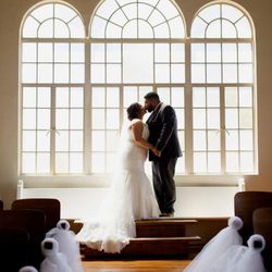 Chapel Events - Always take a beutiful picture in front of the iconic chapel windows!