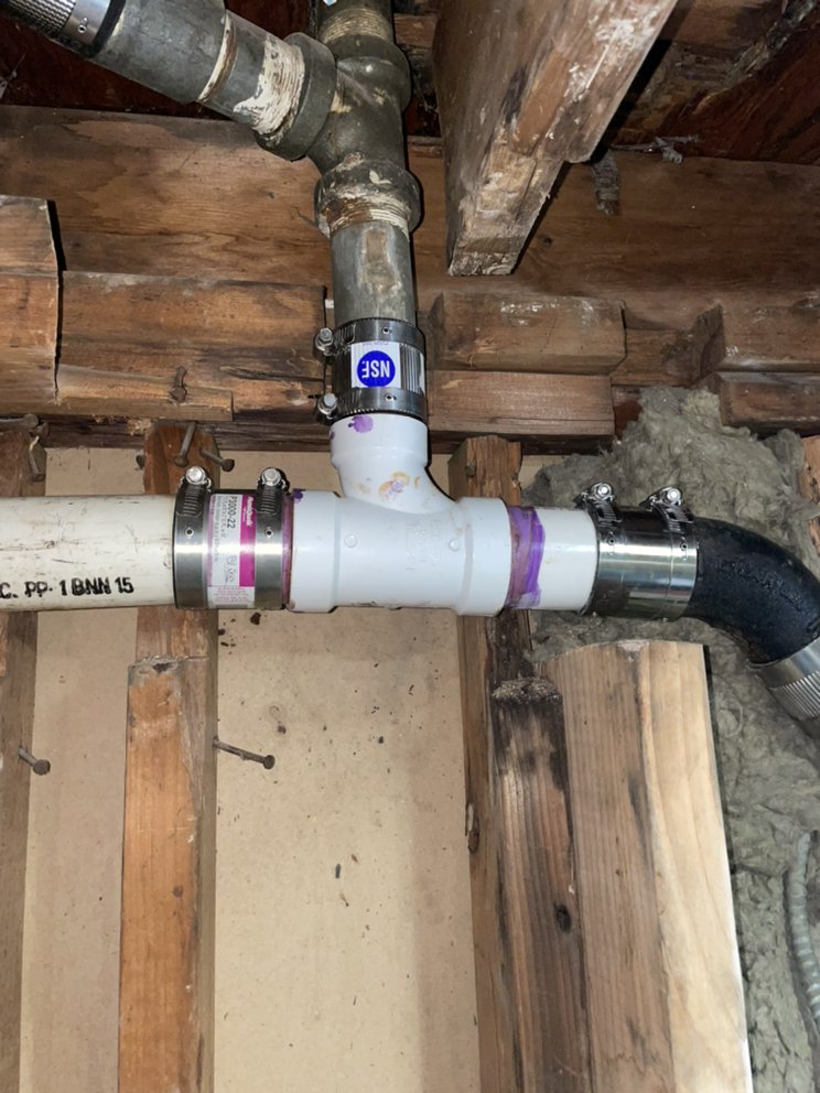 Slide of Down the Line Sewer Drains and Piping