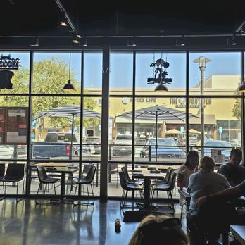 Bull Smash - View from inside looking out. - Burgers Near Me - Fresno, California Bull Smash - View from inside looking out. - Burgers Near Me - Fresno, California