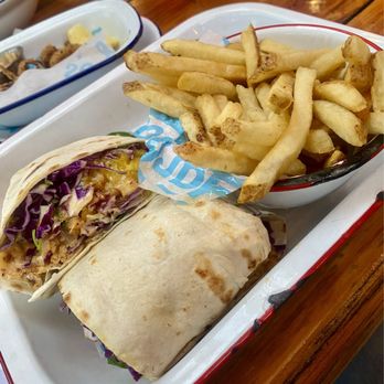 Garbo’s - Garbo's OG fish burrito - Seafood Near Me - Austin, Texas