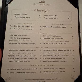 Maple & Ash - Wine by the glass - Steakhouses Near Me - Miami, Florida