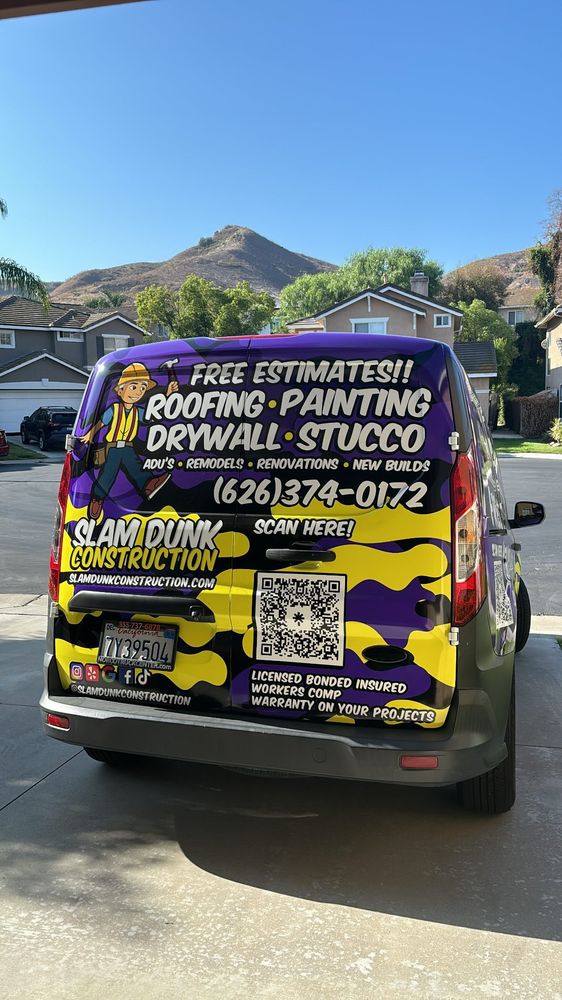 Slide of Slam Dunk Construction