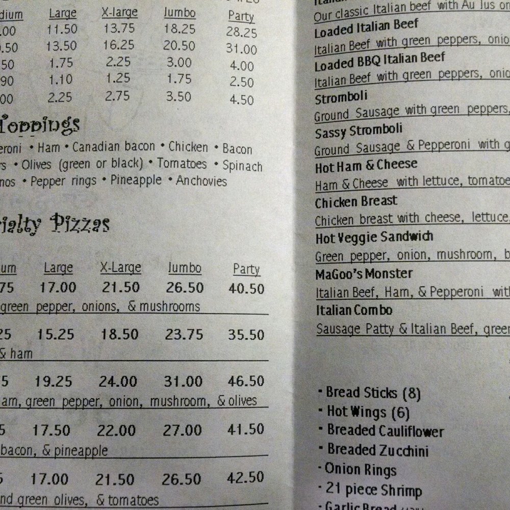Raydee Menu. Raydee Menu.