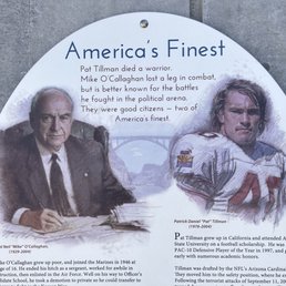 Mike O'Callaghan and Pat Tillman Mike O'Callaghan and Pat Tillman
