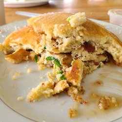 Corner BBQ Shack - Jalapeno bacon pancakes