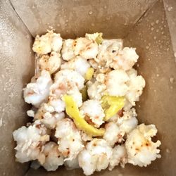Rock shrimp and peppercorn