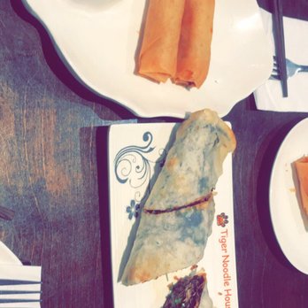 Tiger Noodle House - Spring rolls and tiger beef wrap - Chinese Near Me - Katy, Texas