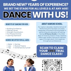 Hawkins School of Performing Arts - First time at HSPA? Try a FREE class TODAY!