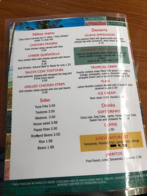 Menu photo 6 Punta Cana Latin Grill Athens, GA