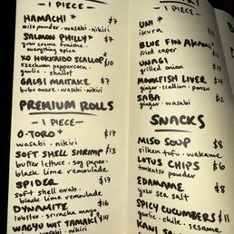 Menu Menu