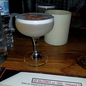 Los Balcones - Pisco Sour! Hear me when I say, "You MUST get this drink!" - Peruvian Near Me - Los Angeles, California Los Balcones - Pisco Sour! Hear me when I say, "You MUST get this drink!" - Peruvian Near Me - Los Angeles, California