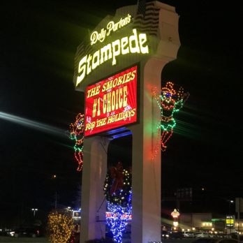 Dolly Parton's Stampede - Entrance sign - Performing Arts Near Me - Pigeon Forge, Tennessee