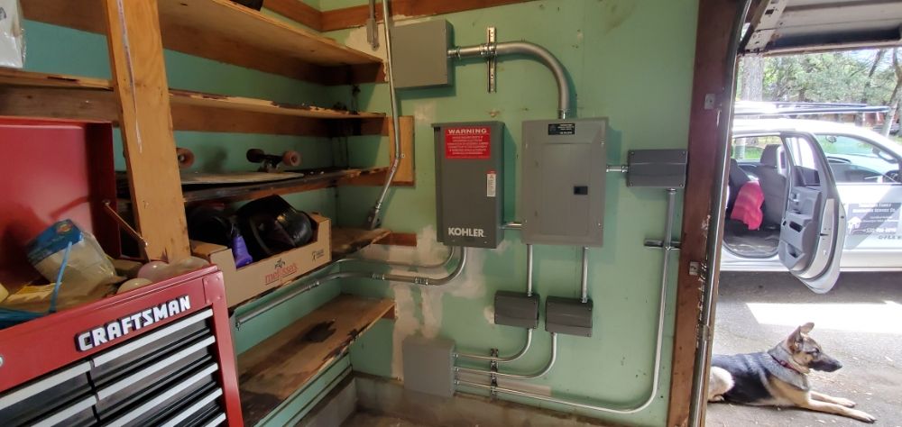 Slide of Thompson Family Generator Service