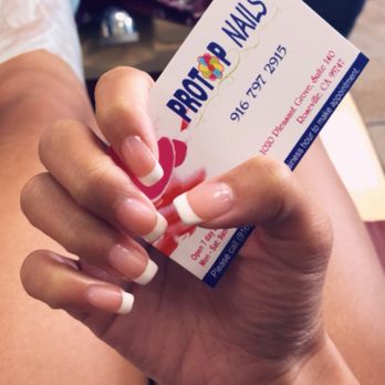 ProTop Nails - Super cute gel French! - Nail Salons Near Me - Roseville, California
