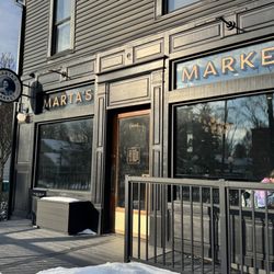 Marta's Market - The outside of Marta's. Looks like a fun place for the summertime as well.