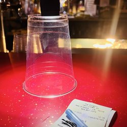 King Pin - Kind bartender put a flashlight by the check